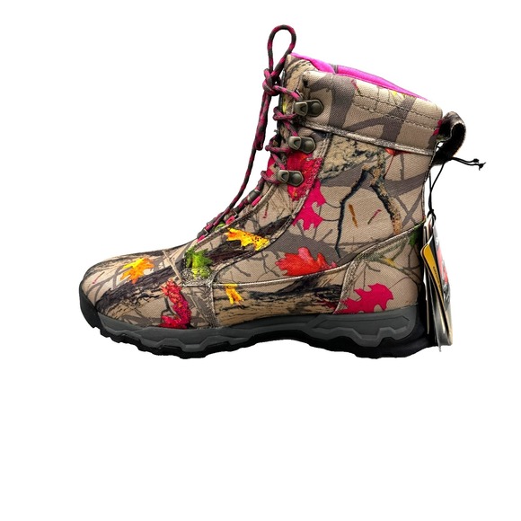 NEW Ariat Hot Leaf 7 Waterproof 400 Gram Hunting Boots Womens 11B Camo Scentmask - Picture 6 of 16